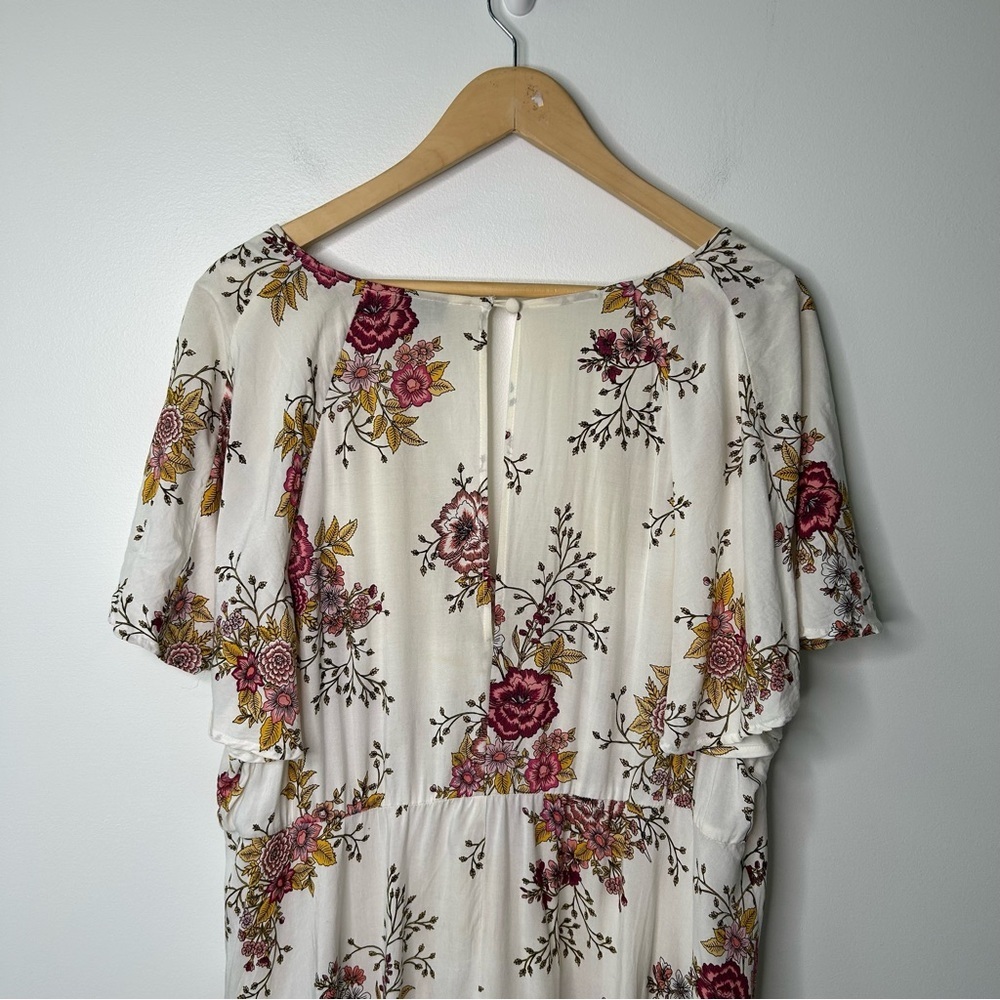 Torrid Mini Challis floral Skater Dress size 2 dark romantic feminine date night - Picture 10 of 11